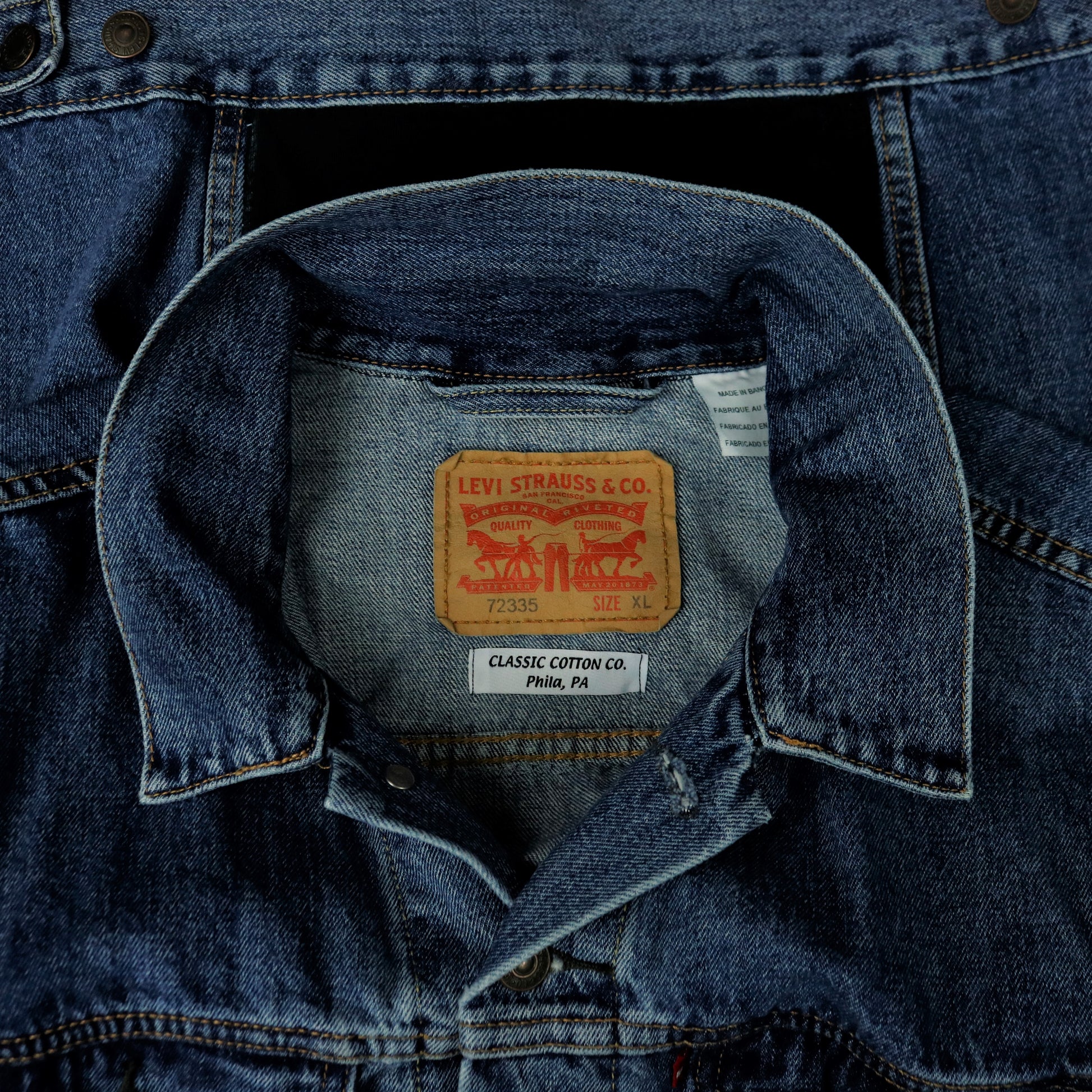 Pink Floyd Levis Denim Jacket The Wall Mens XLarge