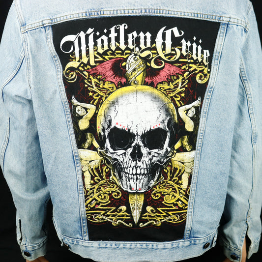 Motley Crue Levis Denim Jacket Mens XLarge