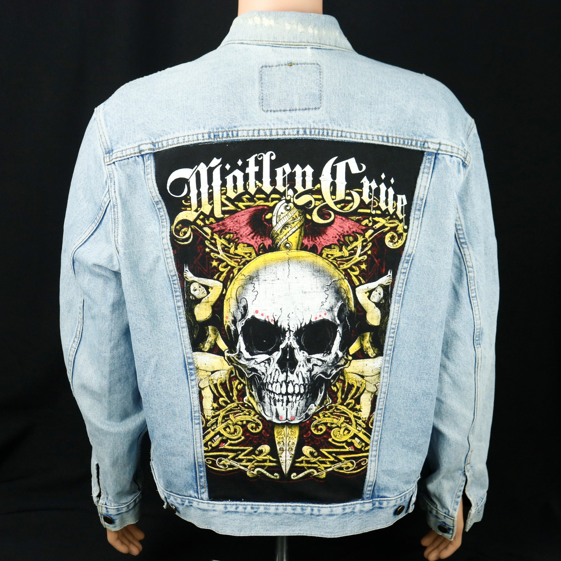Motley Crue Levis Denim Jacket Mens XLarge