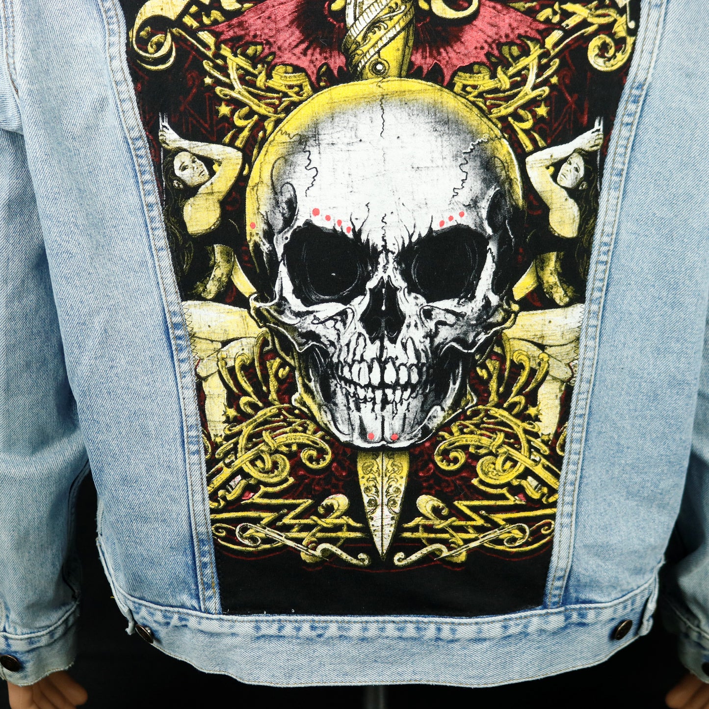 Motley Crue Levis Denim Jacket Mens XLarge