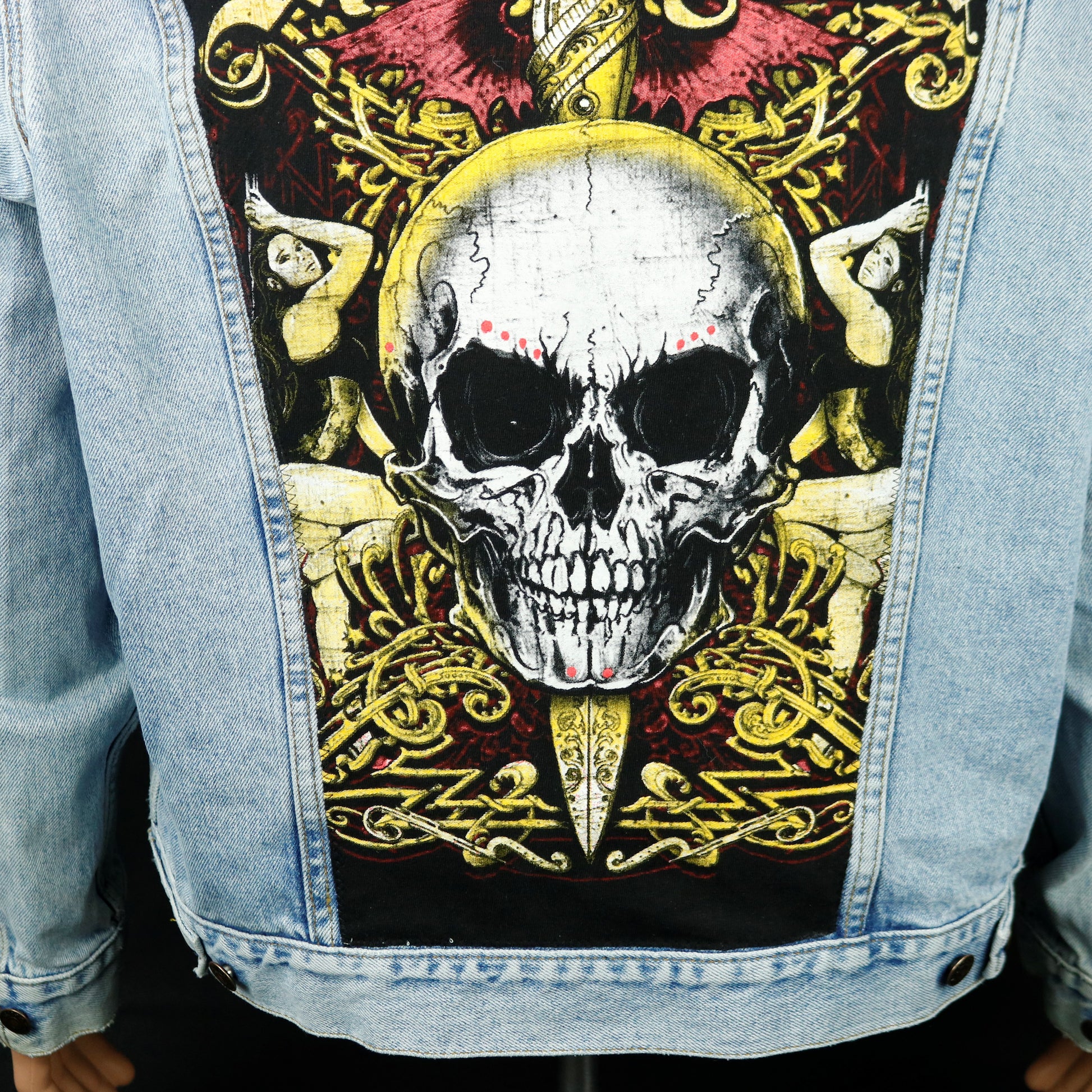 Motley Crue Levis Denim Jacket Mens XLarge