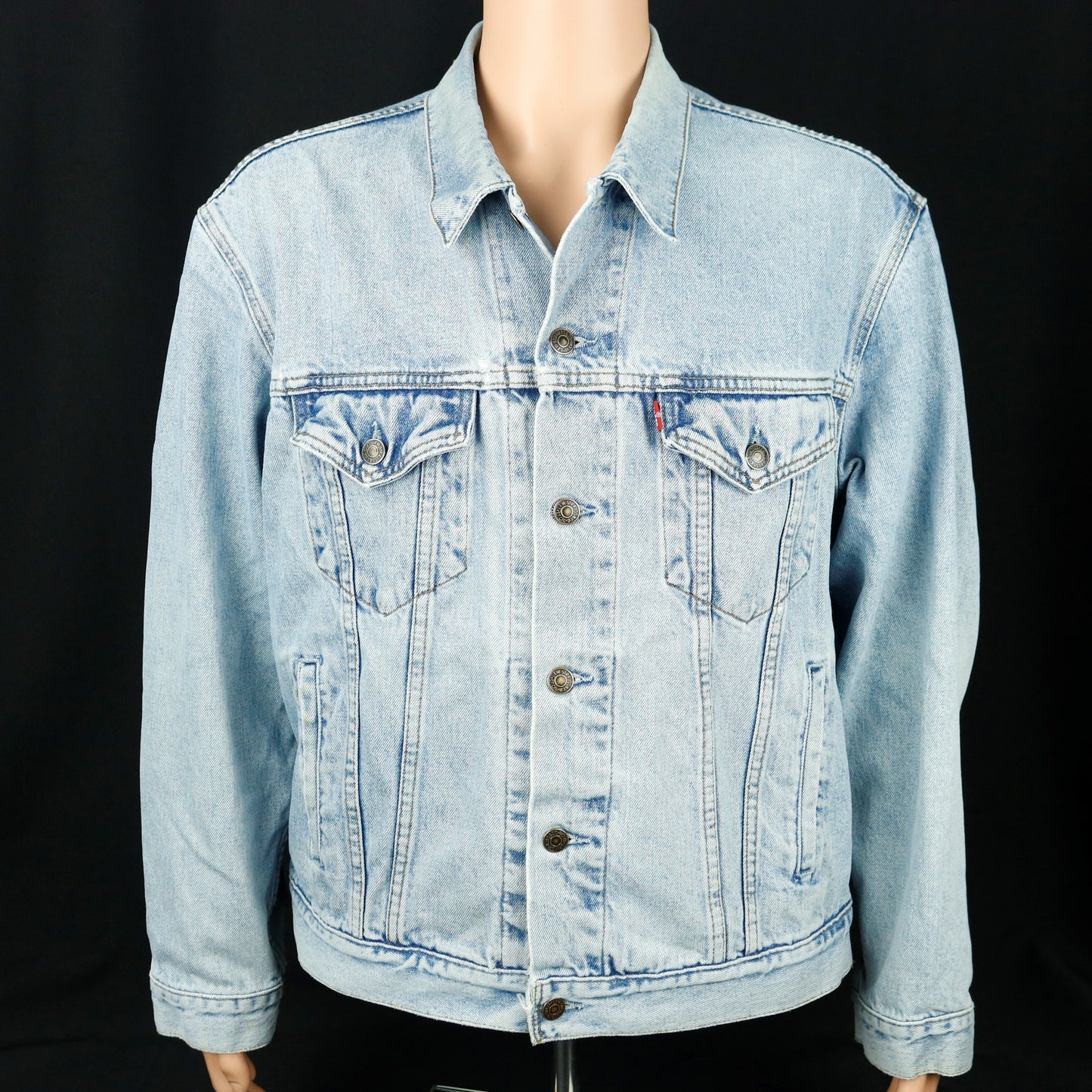 Motley Crue Levis Denim Jacket Mens XLarge