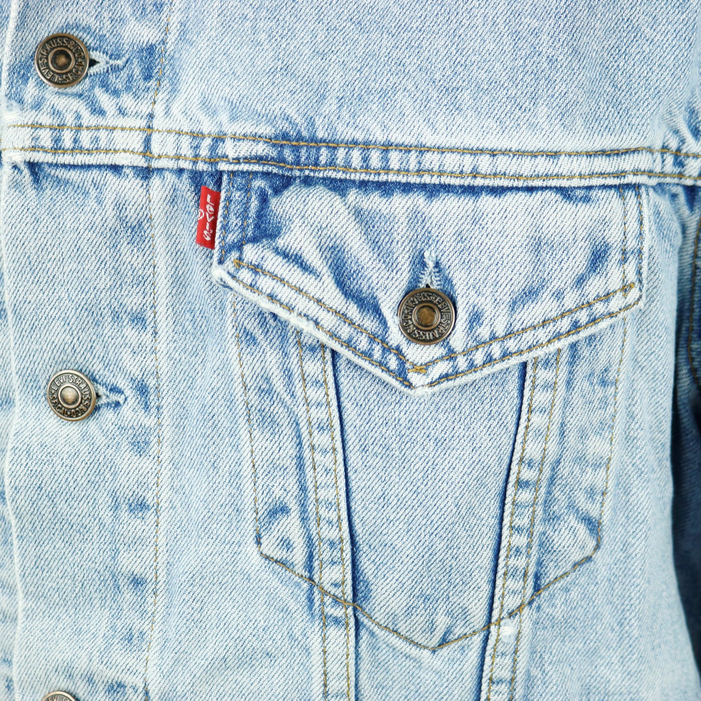 Motley Crue Levis Denim Jacket Mens XLarge
