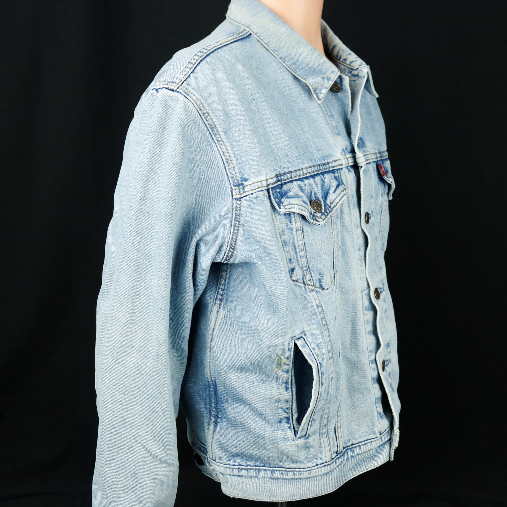 Motley Crue Levis Denim Jacket Mens XLarge