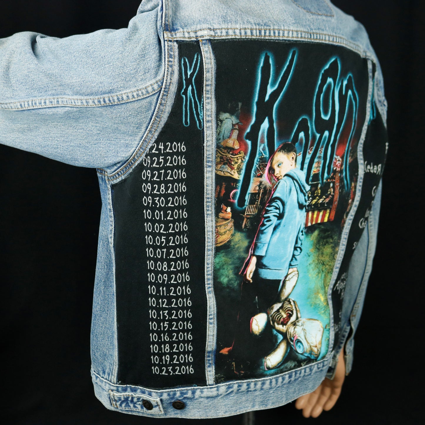KORN Levis Denim Jacket Mens Large Womens XLarge