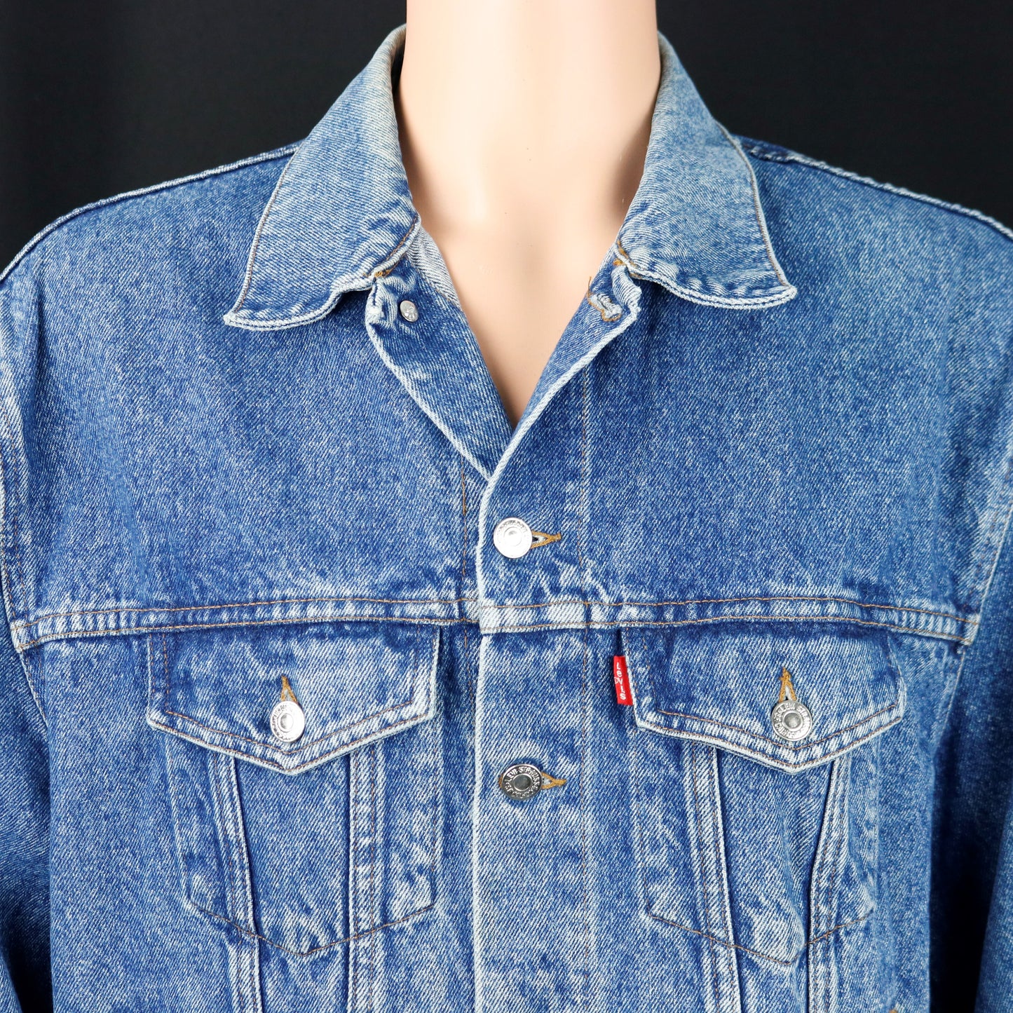 YES Band Levis Denim Jacket Roger Dean Mens XLARGE