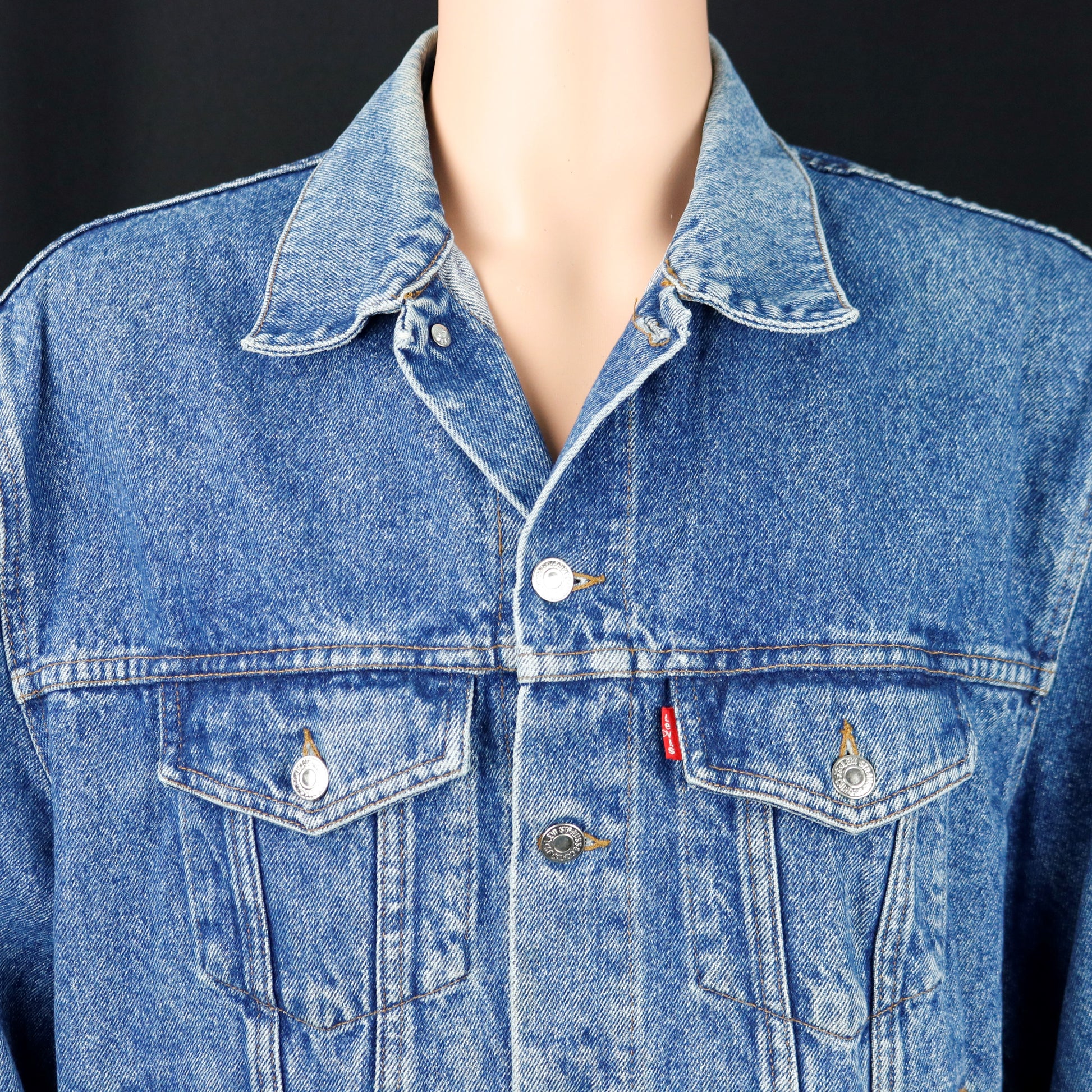 YES Band Levis Denim Jacket Roger Dean Mens XLARGE