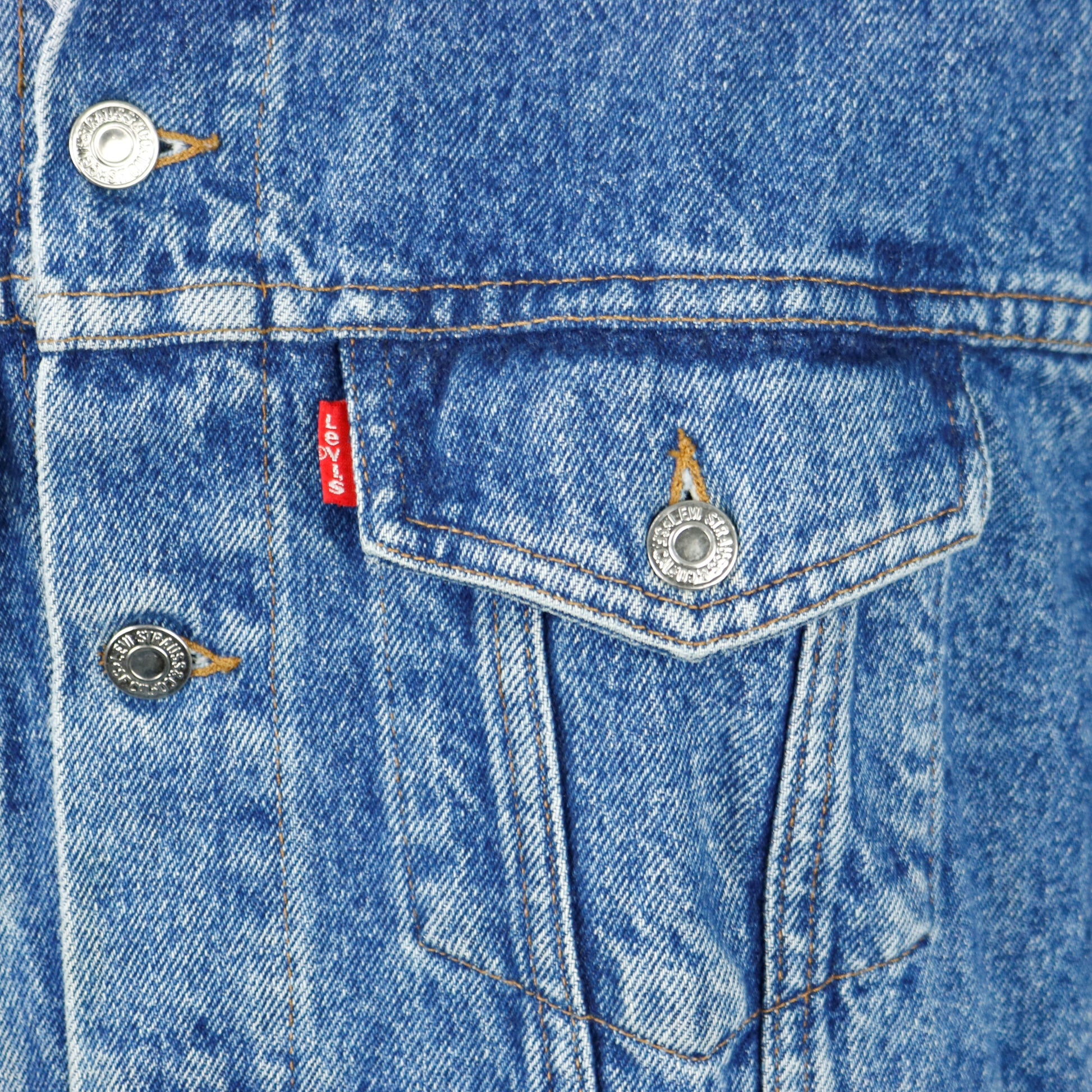 YES Band Levis Denim Jacket Roger Dean Mens XLARGE