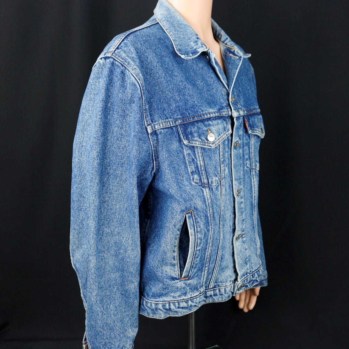 YES Band Levis Denim Jacket Roger Dean Mens XLARGE
