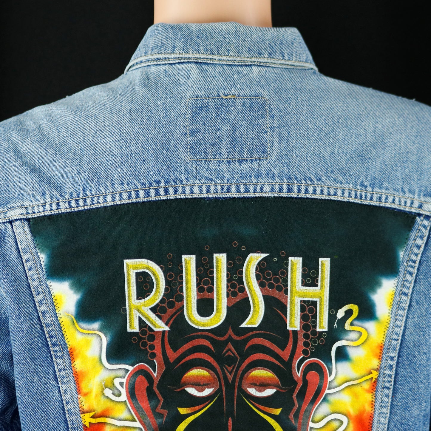 RUSH Band Levis Denim Jacket Snakes and Arrows Mens Medium