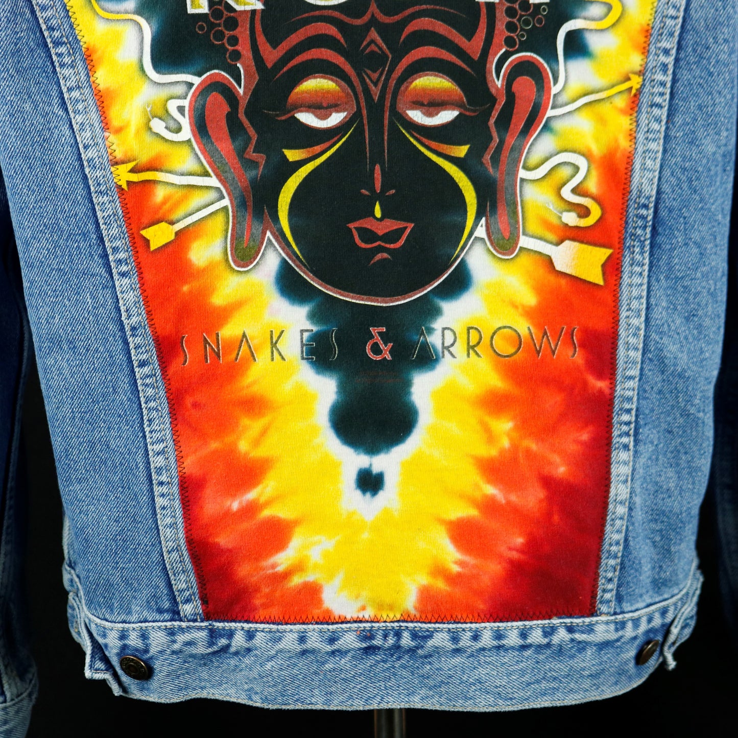 RUSH Band Levis Denim Jacket Snakes and Arrows Mens Medium