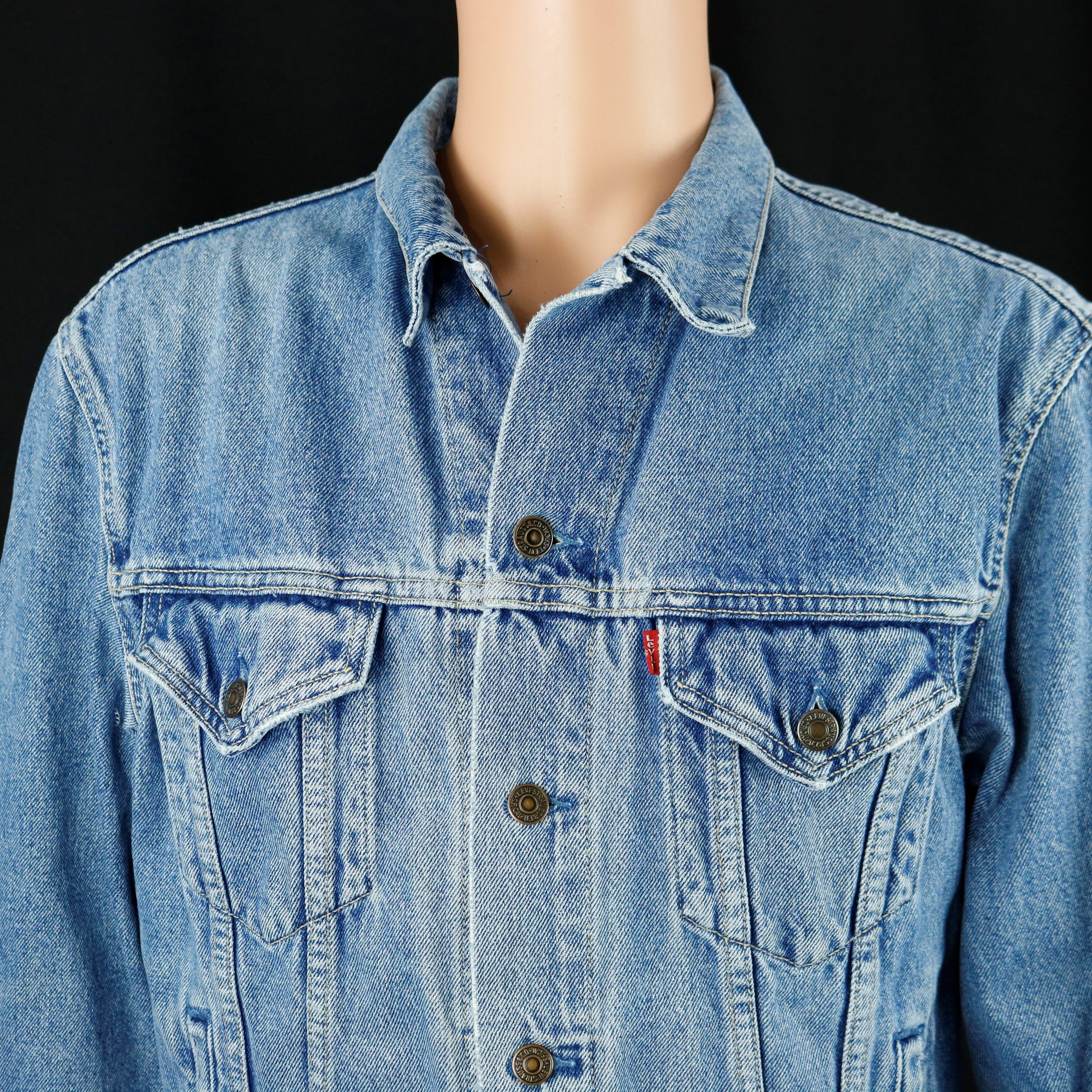 RUSH Band Levis Denim Jacket Snakes and Arrows Mens Medium