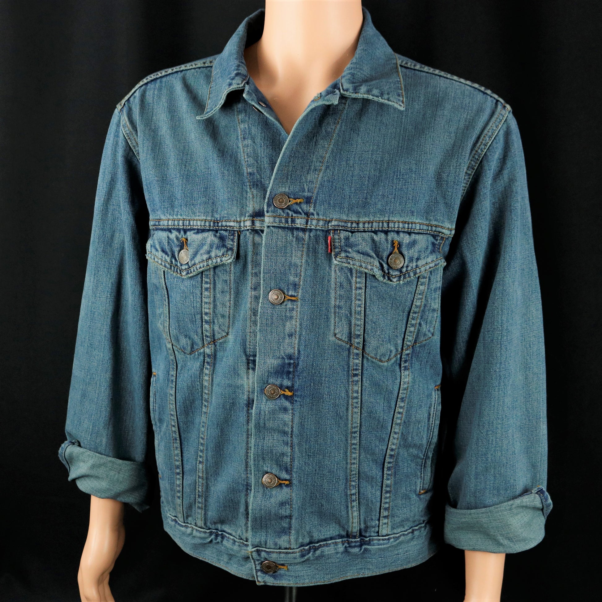 Rolling Stones Levis Denim Jacket Goats Head Soup Mens Medium