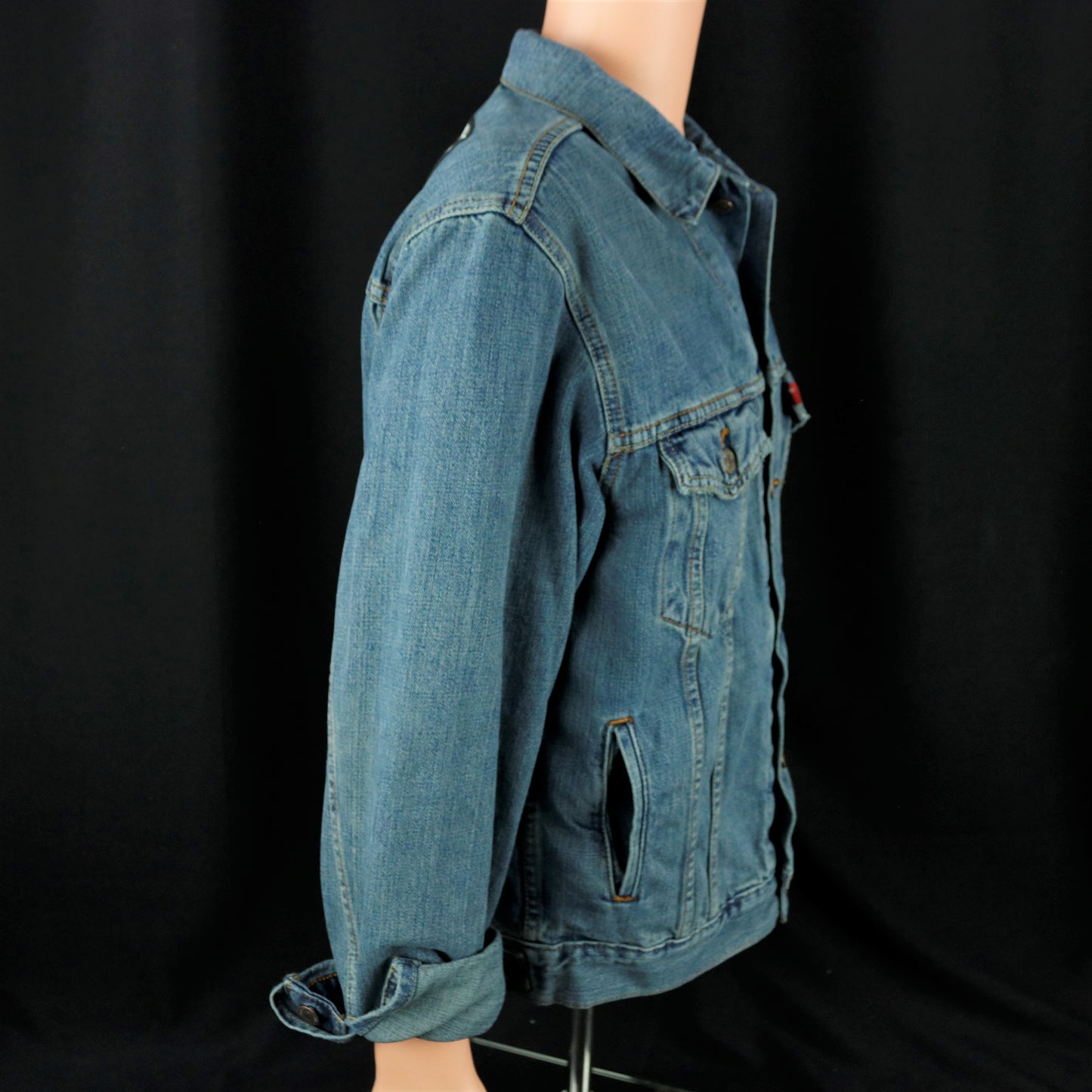 Rolling Stones Levis Denim Jacket Goats Head Soup Mens Medium