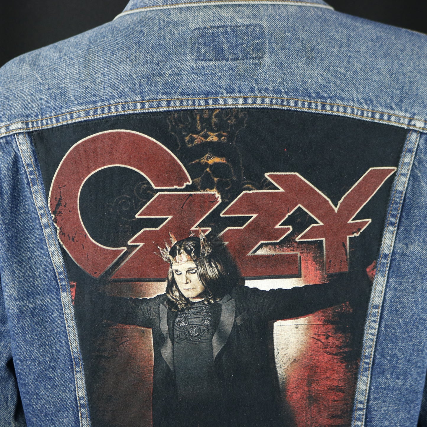 Ozzy Osbourne Levis Denim Jacket Vintage USA 46R Men's Medium