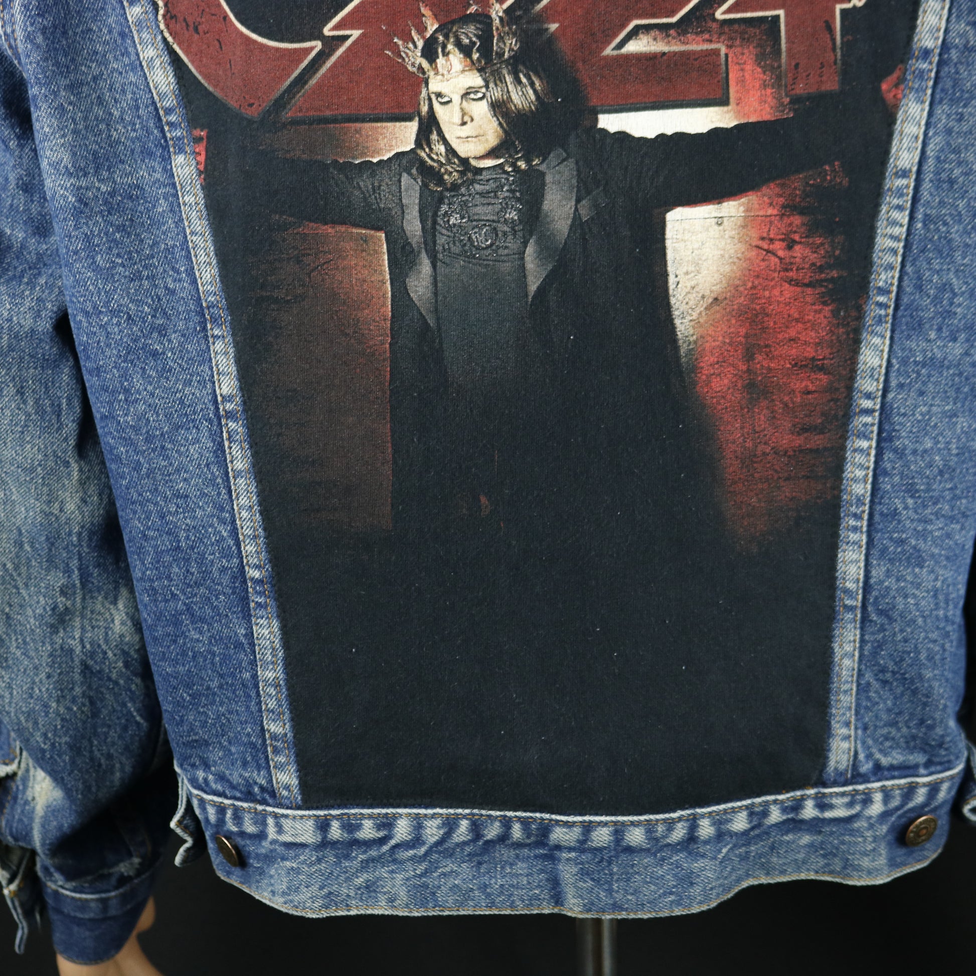 Ozzy Osbourne Levis Denim Jacket Vintage USA 46R Men's Medium