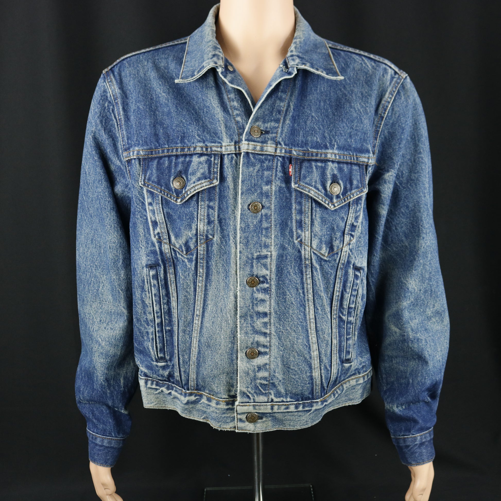 Ozzy Osbourne Levis Denim Jacket Vintage USA 46R Men's Medium