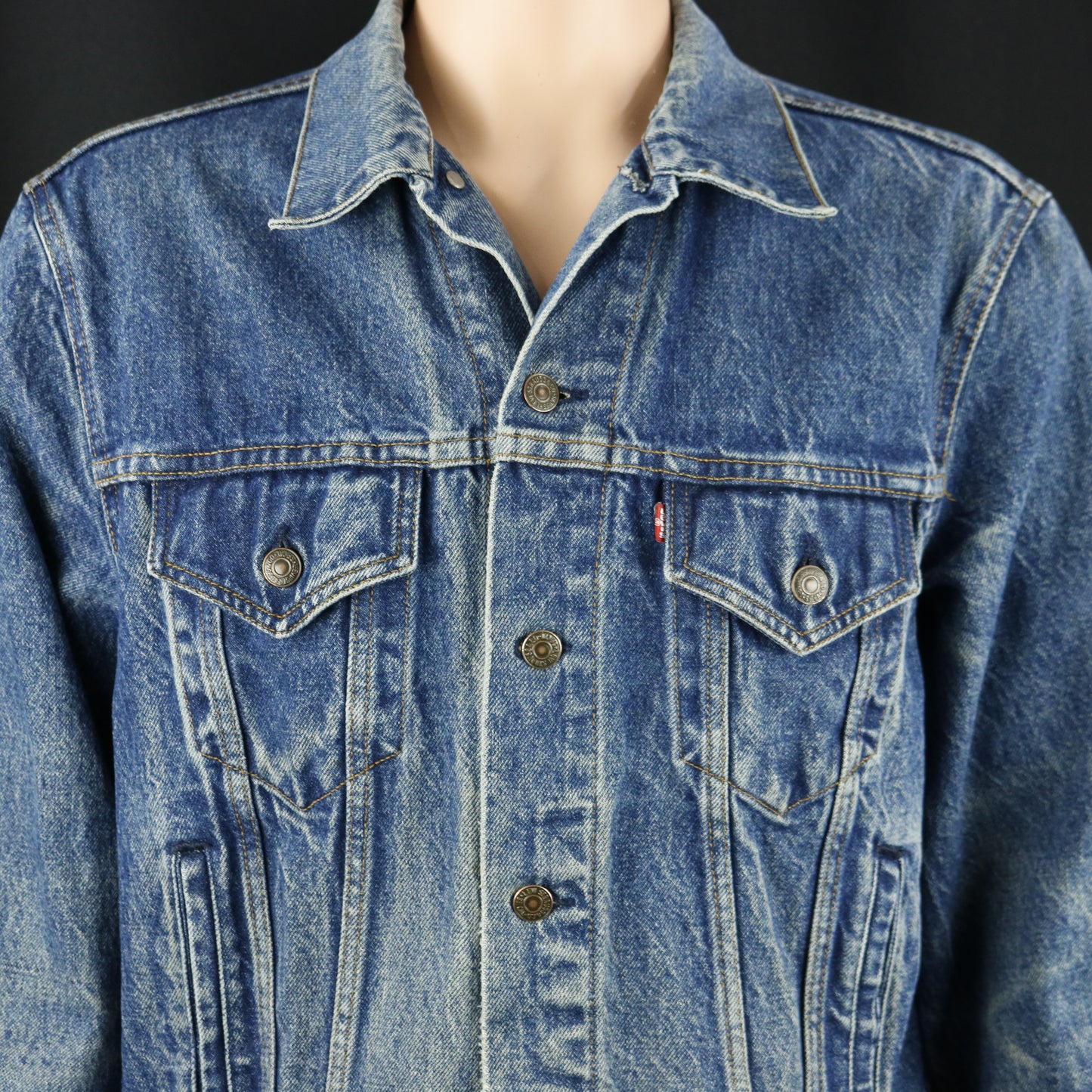 Ozzy Osbourne Levis Denim Jacket Vintage USA 46R Men's Medium
