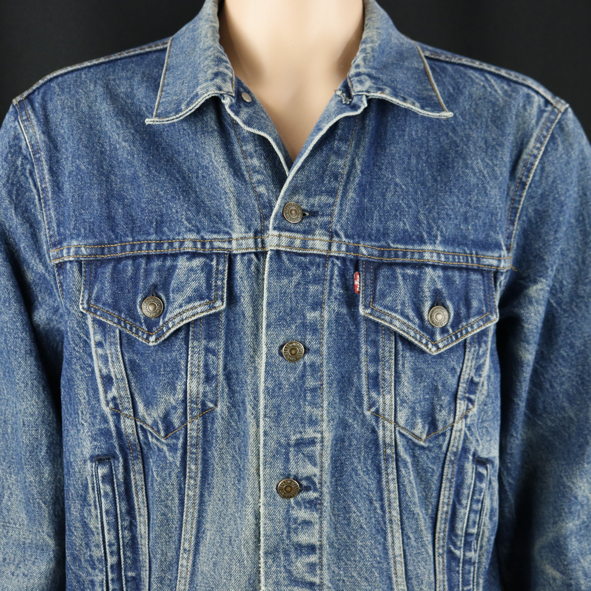 Ozzy Osbourne Levis Denim Jacket Vintage USA 46R Men's Medium