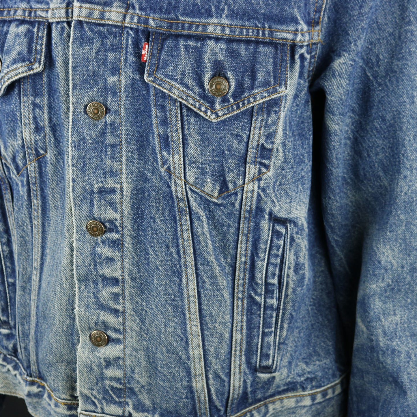 Ozzy Osbourne Levis Denim Jacket Vintage USA 46R Men's Medium