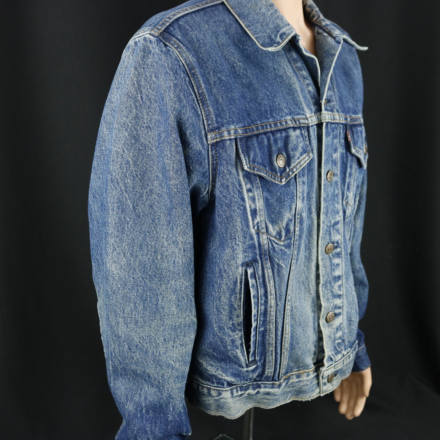 Ozzy Osbourne Levis Denim Jacket Vintage USA 46R Men's Medium