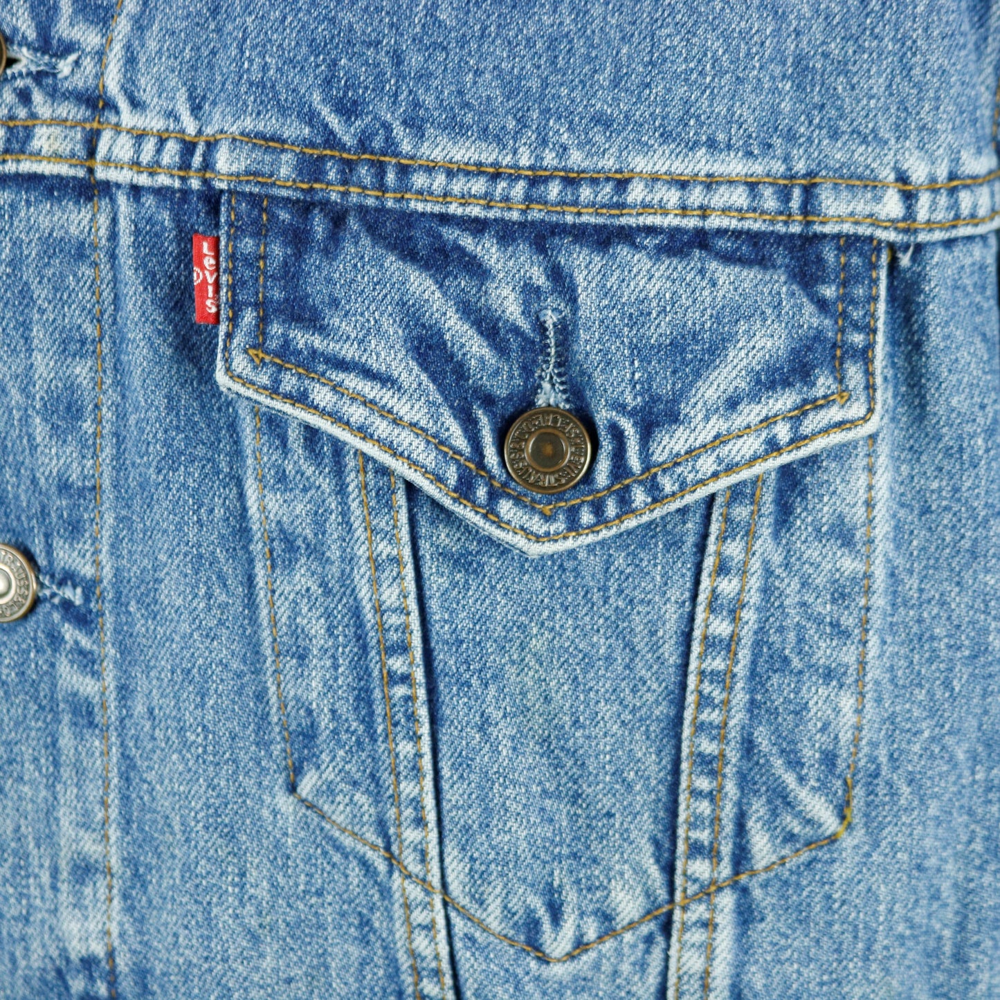 Pink Floyd Levis Denim Jacket Mens XLarge