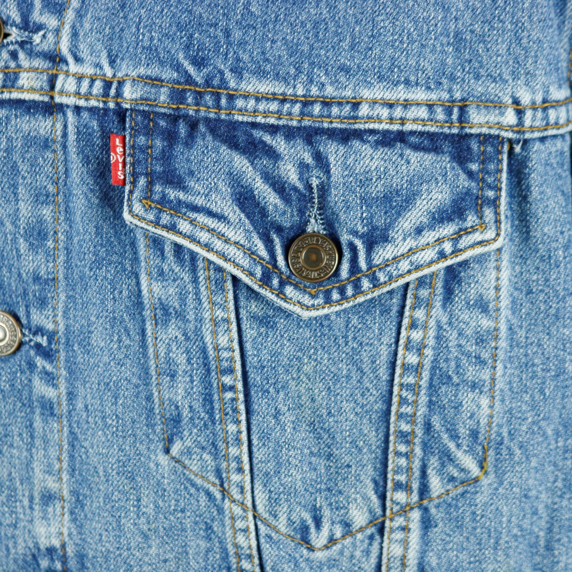 Pink Floyd Levis Denim Jacket Mens XLarge