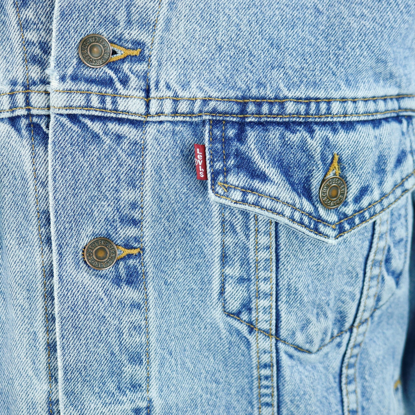 Pink Floyd Levis Denim Jacket Animal Blue Jean Mens MEDIUM